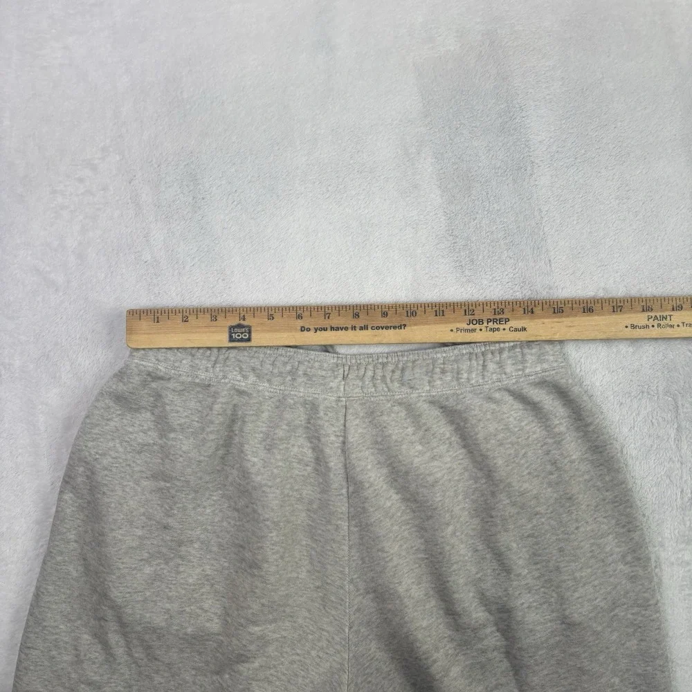 Nike Just Do It Grey Fleece Jogger Sweatpants Activewear Athletic Men's Large
